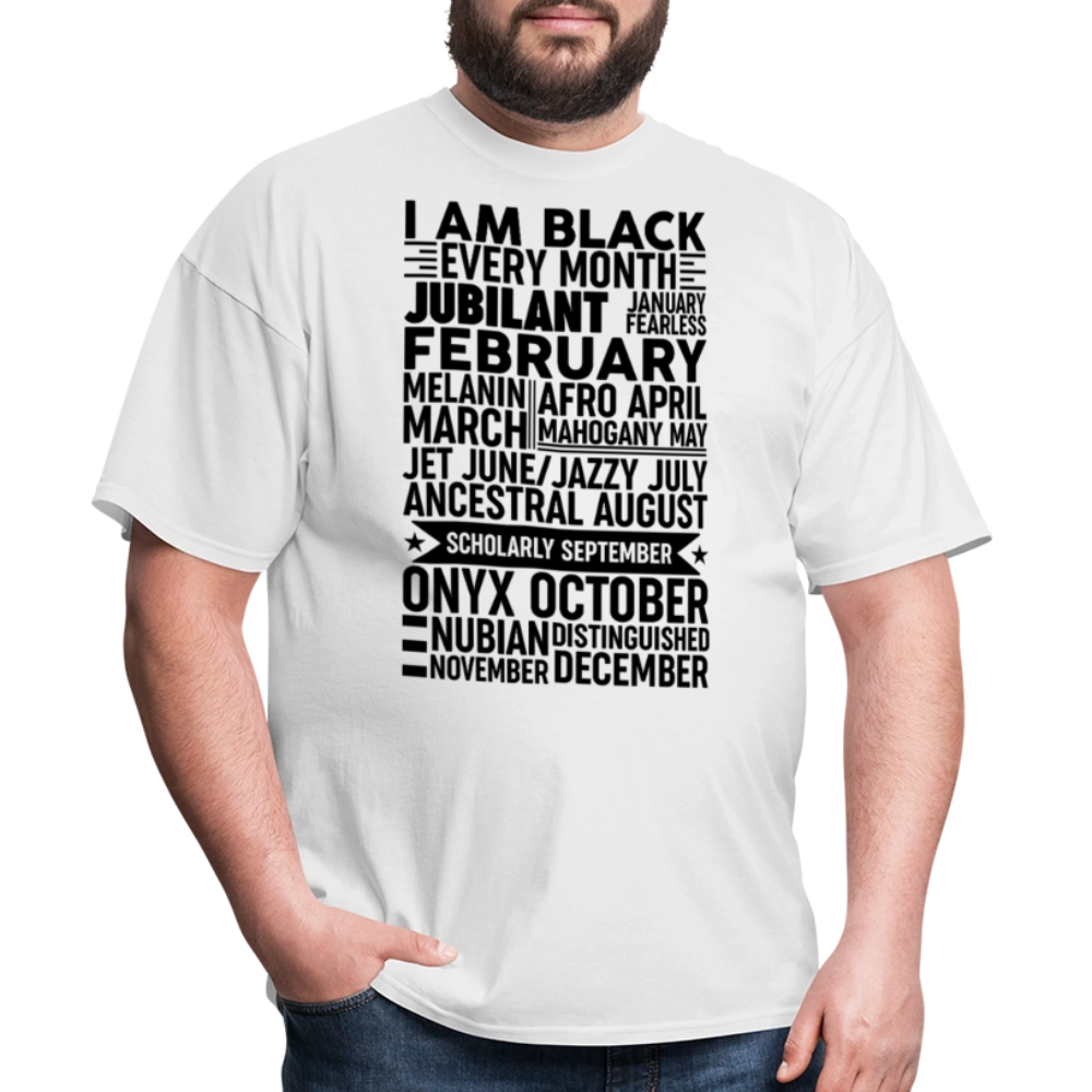 Black Empowerment Shirt For Daily Wear Black Pride T-Shirt - white