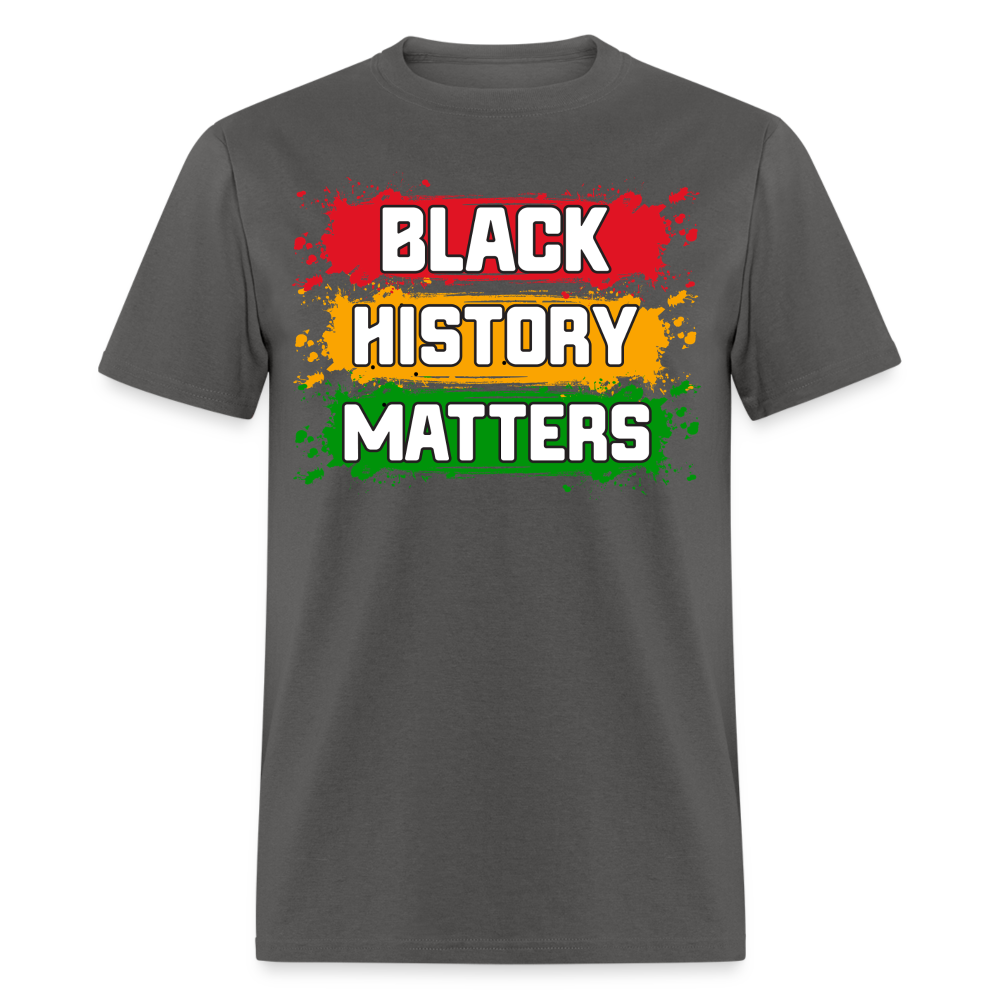 African American Heritage Apparel for Black History Month Unisex T-shirt - charcoal