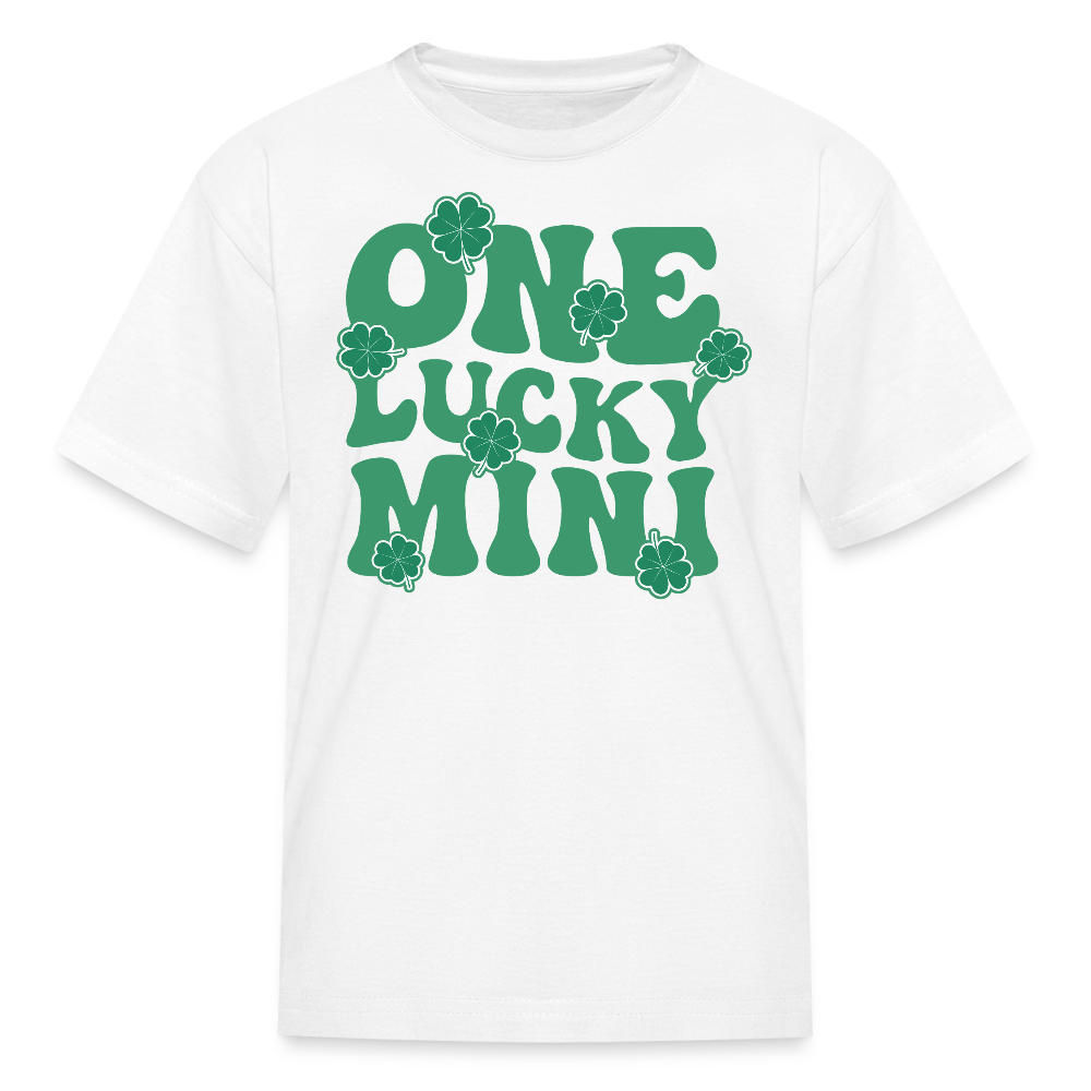 One Lucky Mini St Patrick’s Day Kids T-shirt - white