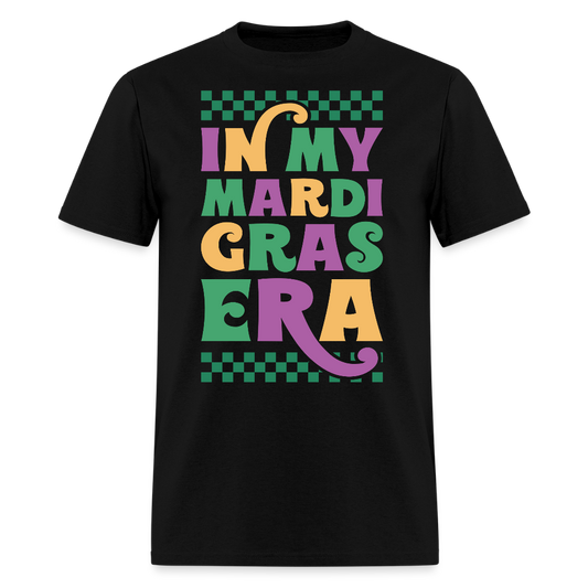 Funny and Stylish Mardi Gras Graphic Tees In My Mardi Gras Era T-shirt - black