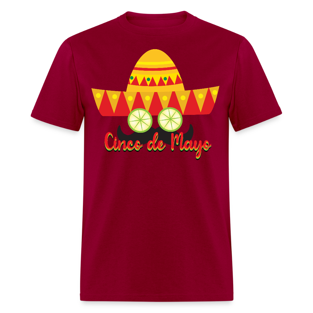 Mexican Fiesta themed Apparel For Cinco de Mayo T-shirt - dark red