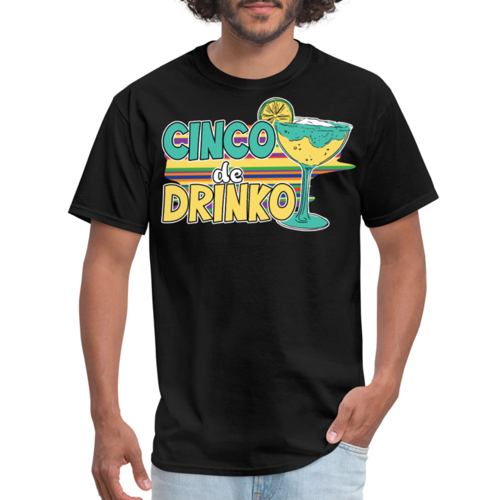 Margarita Party Funny Cinco De Mayo Drinking T-shirt - black