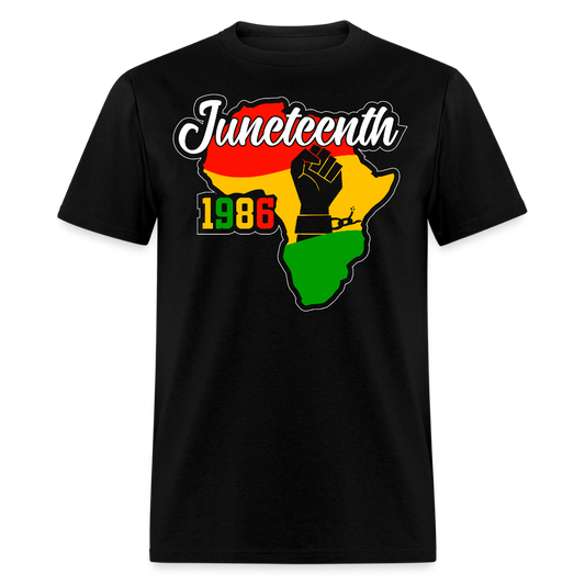 Juneteenth 1986 African Pride T-shirt - black