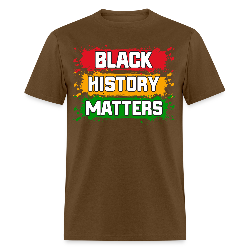 African American Heritage Apparel for Black History Month Unisex T-shirt - brown