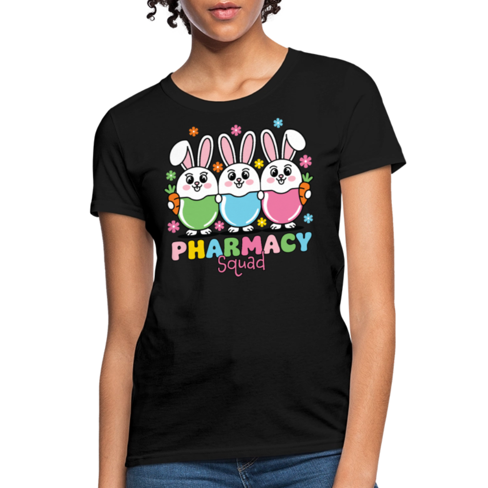 Pharmacy Squad Easter Bunny T-Shirt - black