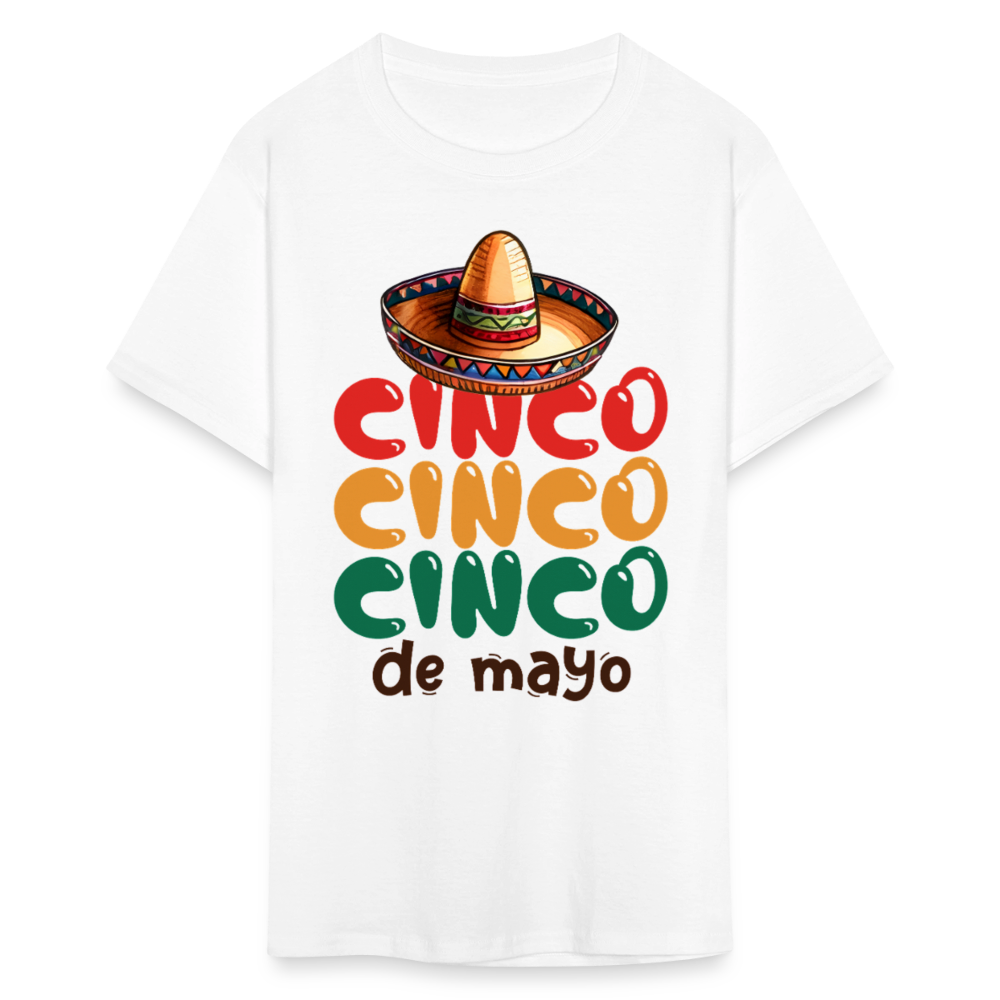 Mexican Party Outfit For Cinco De Mayo T-shirt - white