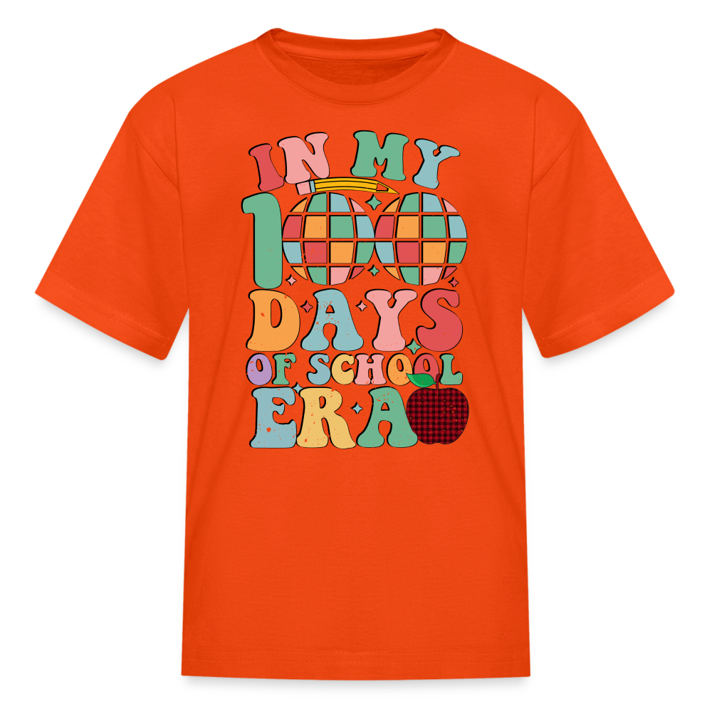 Cute Teacher Shirts For 100th Day Of School Kids T-shirt - orange