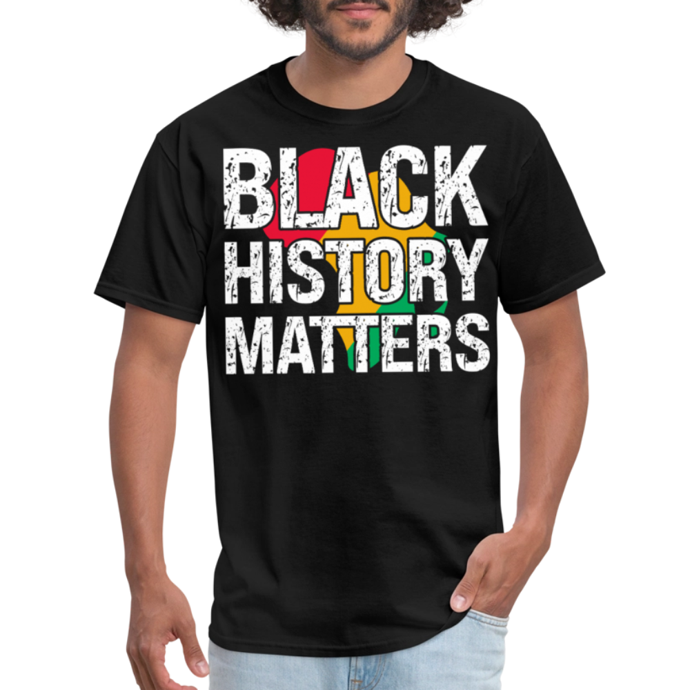 African American Pride Tee Black History Matters Shirt For Men and Women - black