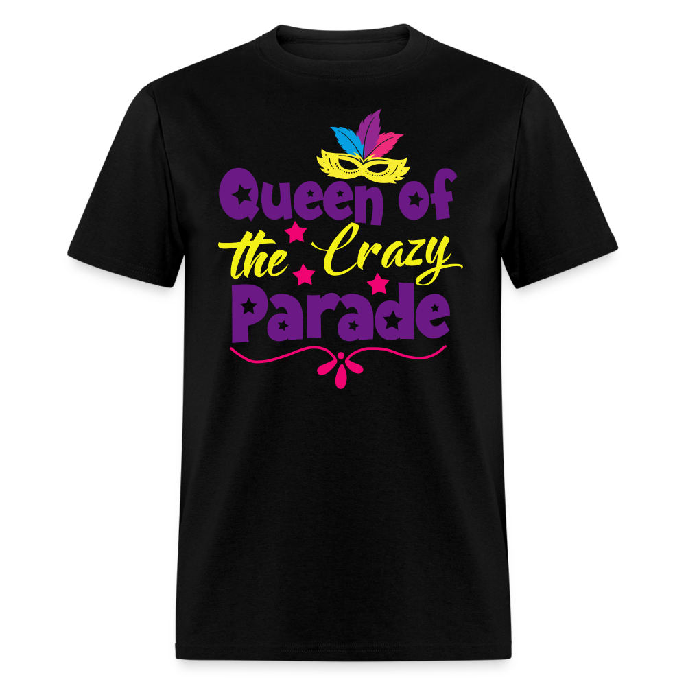 Women’s Crazy Parade Festival Tee Queen Of The Parade T-shirt - black