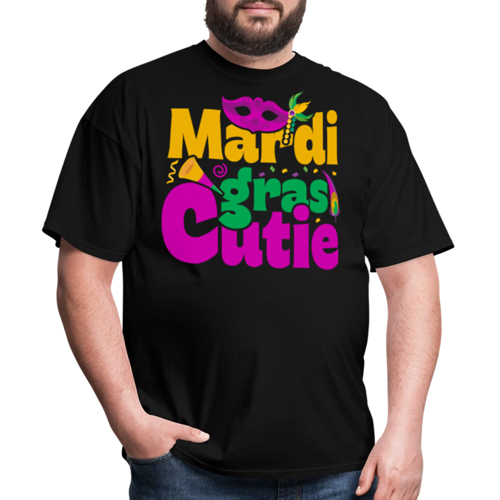 New Orleans Shirt Cute Mardi Gras Party T-shirt - black