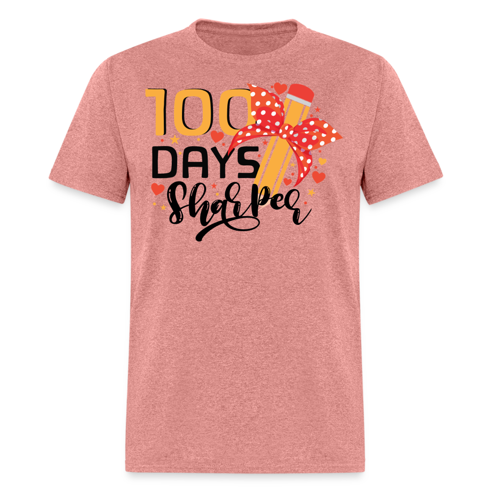 100 Days Of School Shirt For Teachers Unisex T-shirt - heather mauve