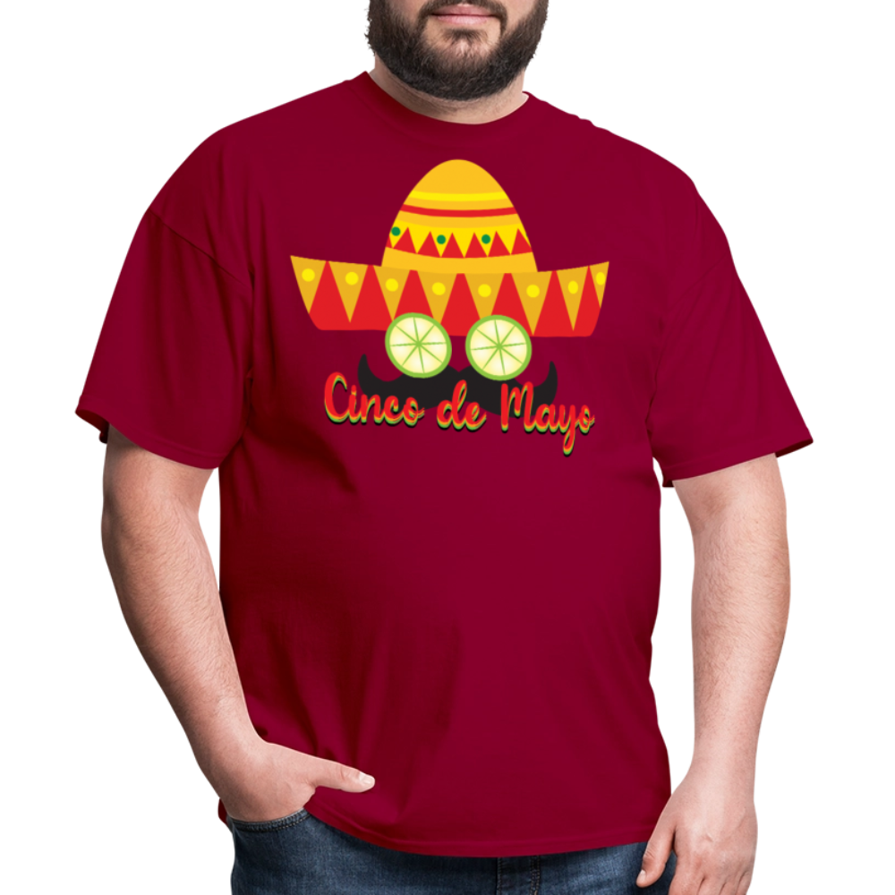 Mexican Fiesta themed Apparel For Cinco de Mayo T-shirt - dark red