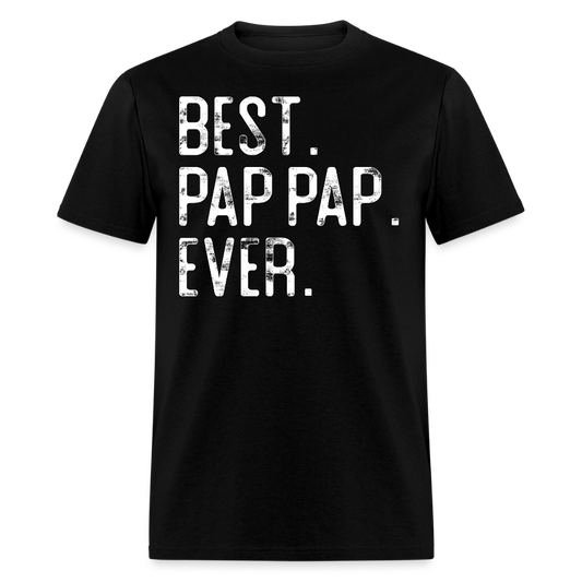Father’s Day Gift For Pap Pap Birthday T-shirt - black