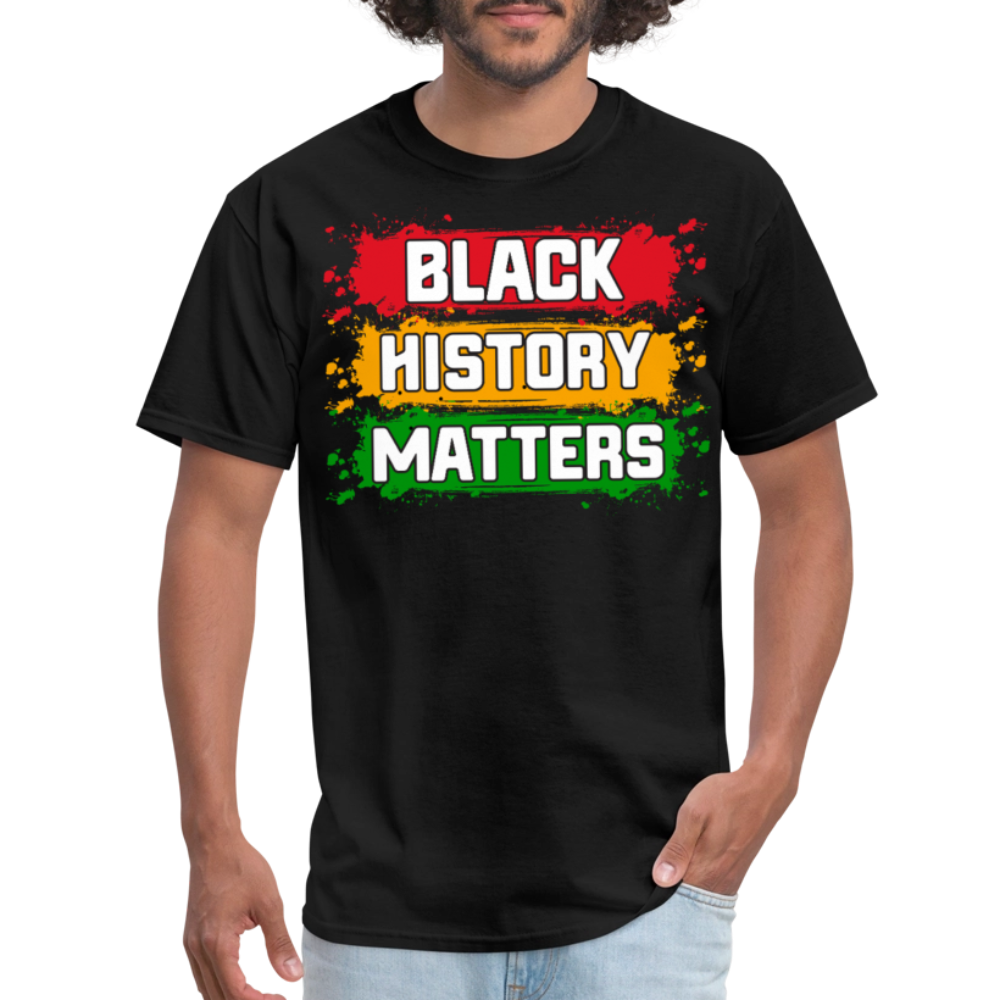 African American Heritage Apparel for Black History Month Unisex T-shirt - black