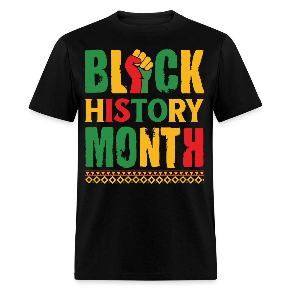 African American Pride Clothing Best Gifts for Black History Month T-shirt - black