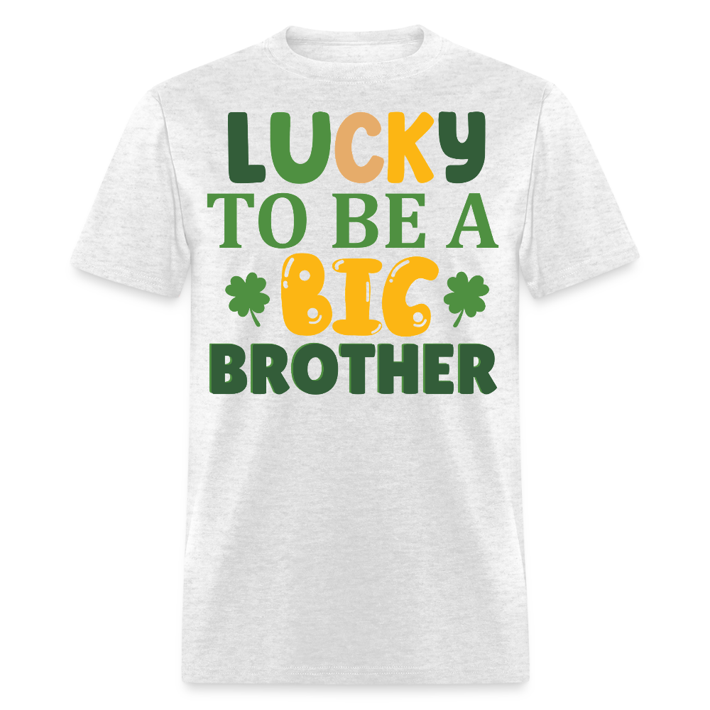St Patrick’s Day Big Brother Announcement T-shirt - light heather gray