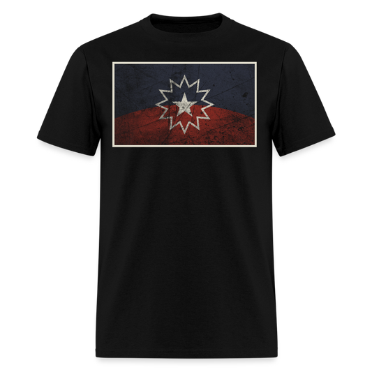 African American Emancipation Flag T-Shirt - black
