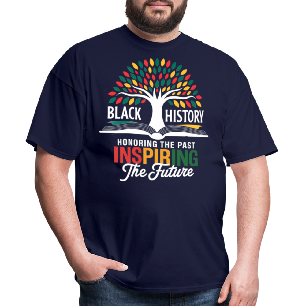 Honoring The Past Inspiring The Future Men And Women T-Shirt - navy