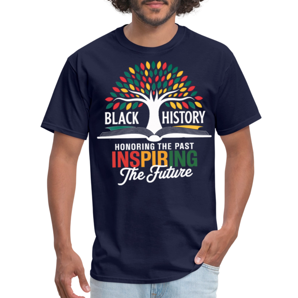 Honoring The Past Inspiring The Future Men And Women T-Shirt - navy