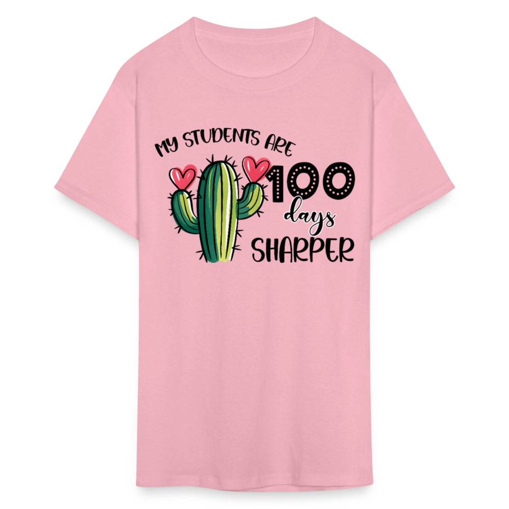 100th Day Of School Outfit For Teachers Cactus Theme 100 Days T-shirt - pink