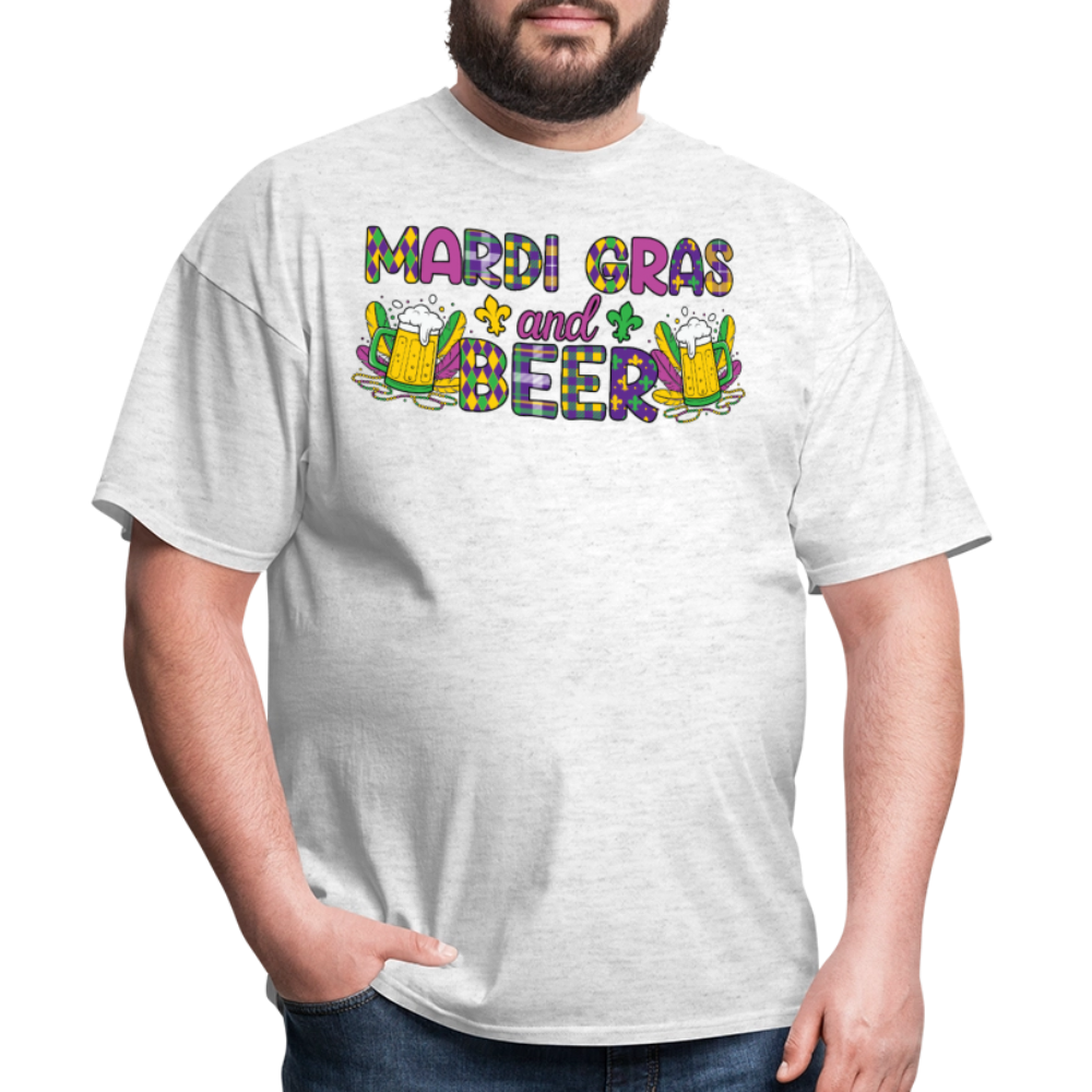 Drinking Team Mardi Gras Beer Party Classic T-shirt - light heather gray