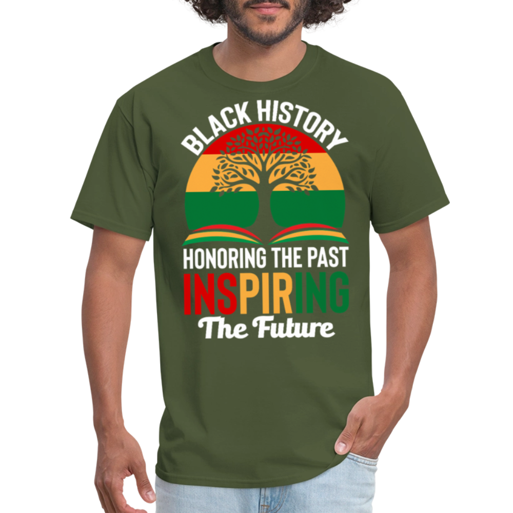 Honoring Black History Inspirational Unisex T-shirt - military green