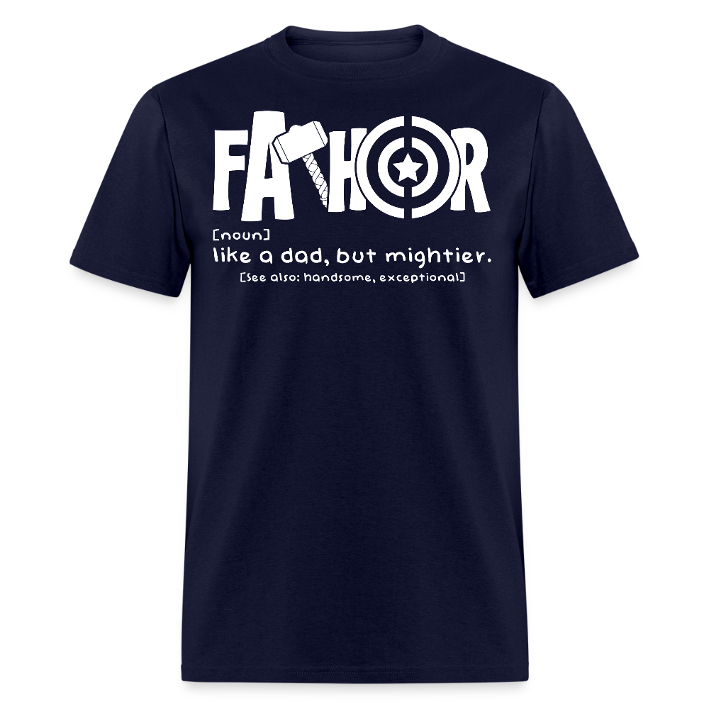 Father’s Day Tee For Geeky Dads T-shirt - navy