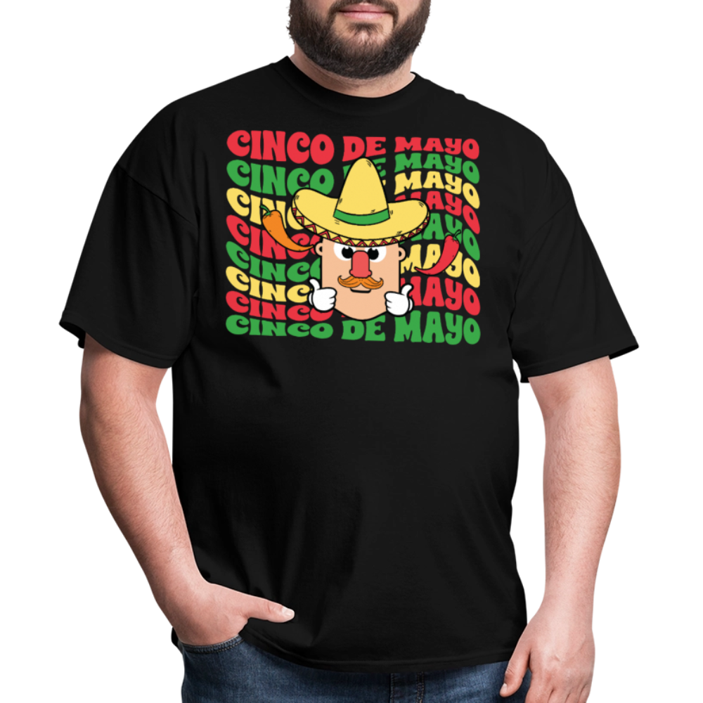 Cinco De Mayo Fiesta Tee Funny Mexican Party T-shirt - black