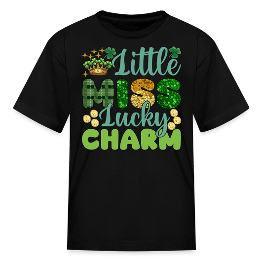 Little Miss Lucky Charm Toddler T-shirt - black