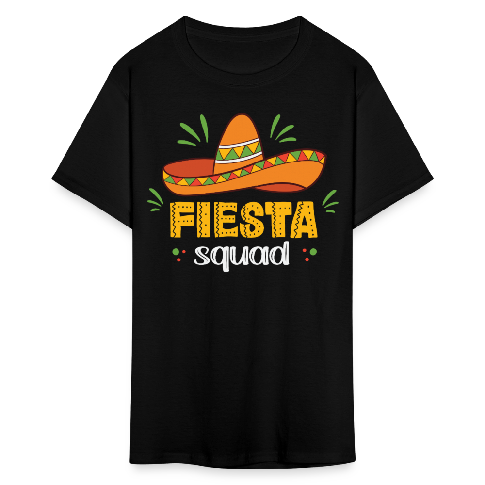 Mexican Fiesta Celebration Tee Fiesta Squad Party T-shirt - black