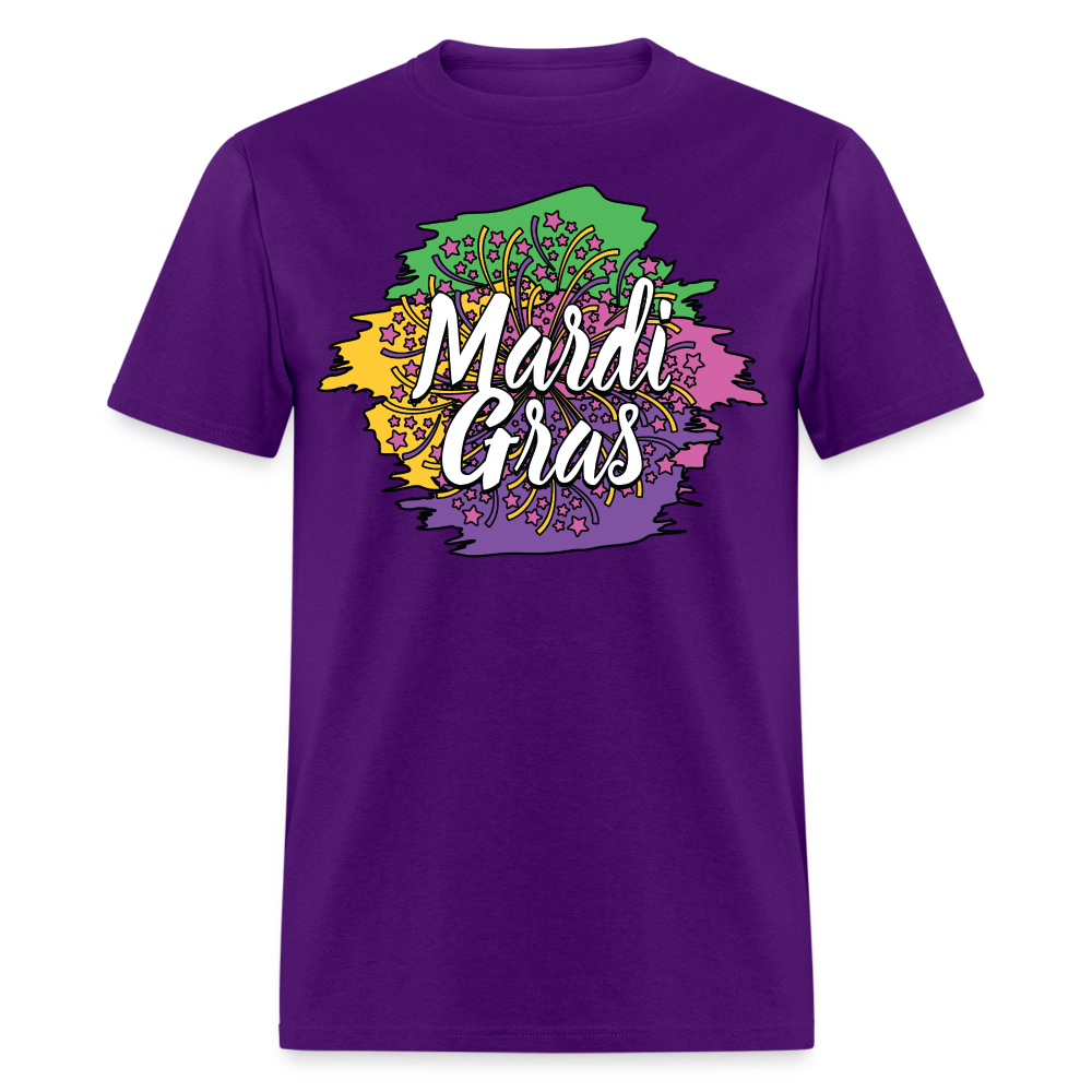 Mardi Gras Graphic Shirt For Men and Women Funny and Trendy Mardi Gras T-Shirt - purple