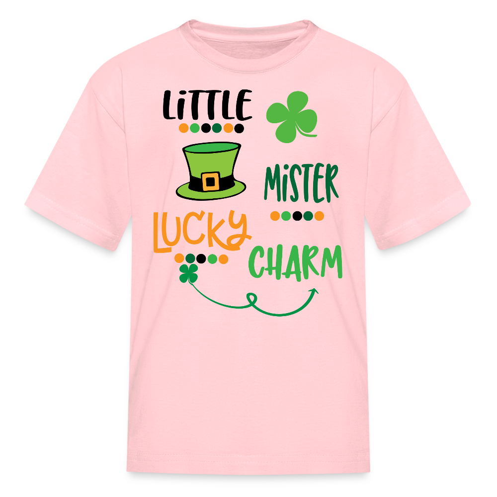 Little Mister Lucky Charm Baby T-shirt - pink