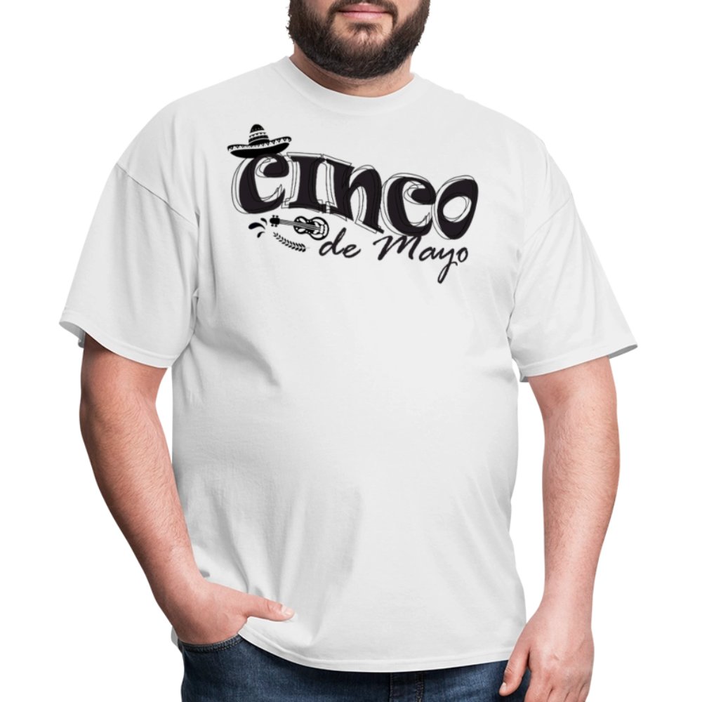 Funny Cinco de Mayo Graphic Tee Mexican Heritage Festival T-shirt - white