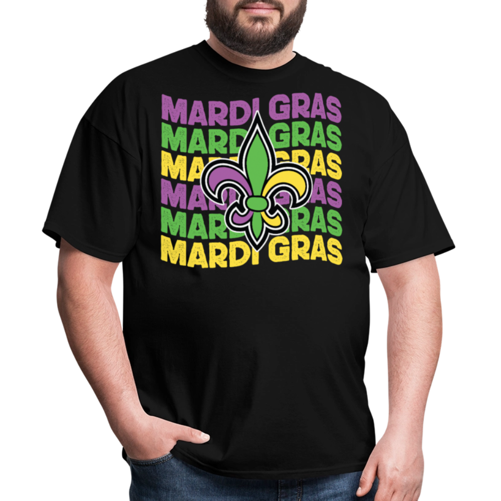 Mardi Gras Party For Men and Women T-shirt - black