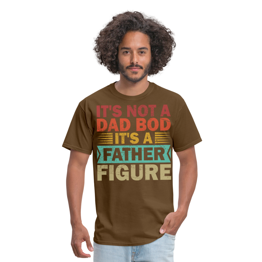 Funny Dad Bod Shirt for Father's Day Clasic T-shirt - brown