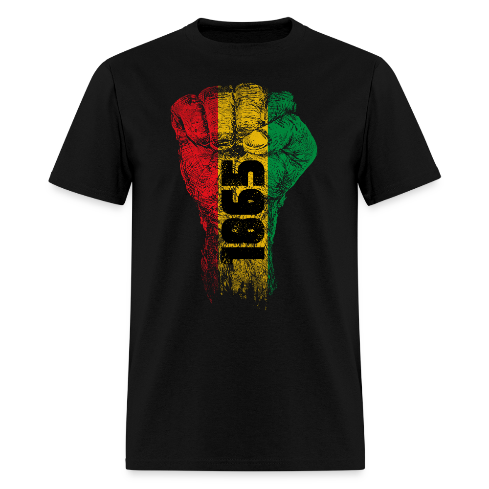 Black Power 1965 African Heritage Pride T-Shirt - black