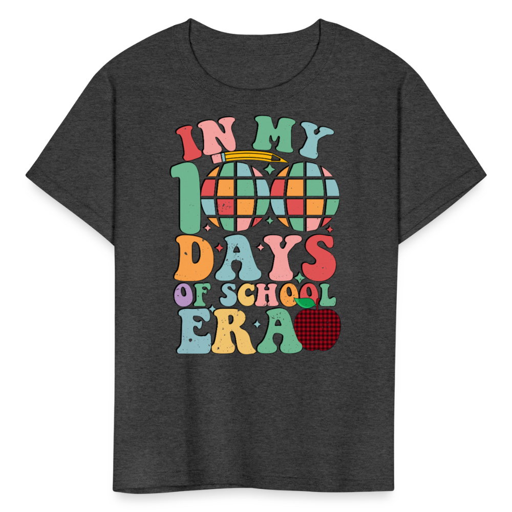 Cute Teacher Shirts For 100th Day Of School Kids T-shirt - heather black