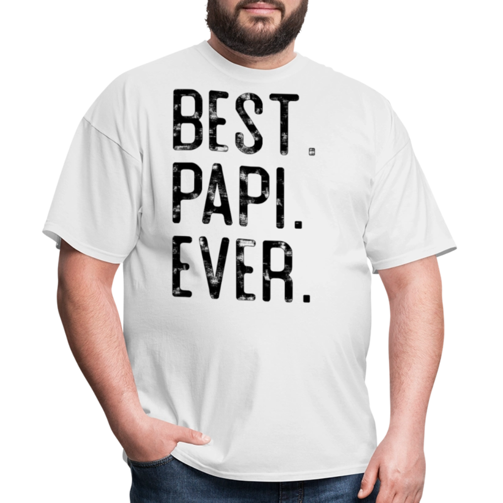 Best Papi Ever Latino Father's Day Gift T-shirt - white
