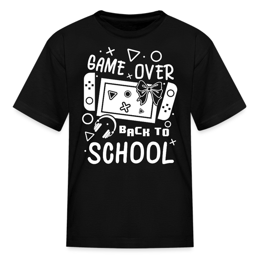 Boys Back To School Gaming T-Shirt - black