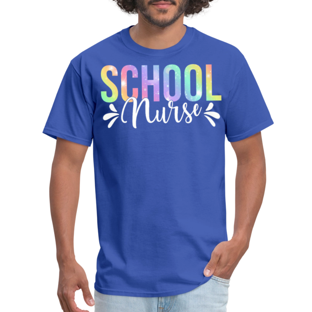 School Nurse Appreciation Gifts Back to School T-shirt - royal blue