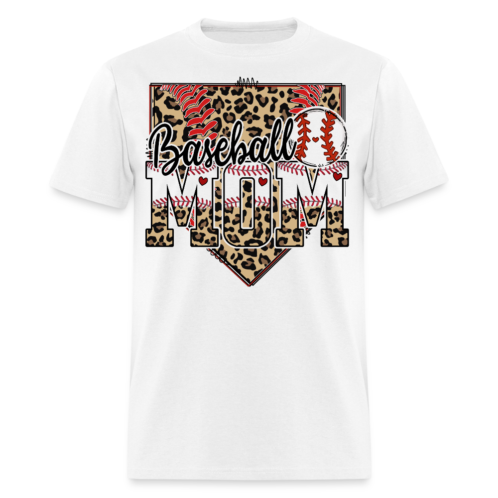 Stylish Baseball Mom Apparel For Game Day T-shirt - white
