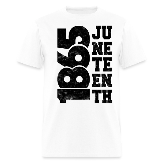 Juneteenth 1865 Black Freedom Day T-Shirt - white