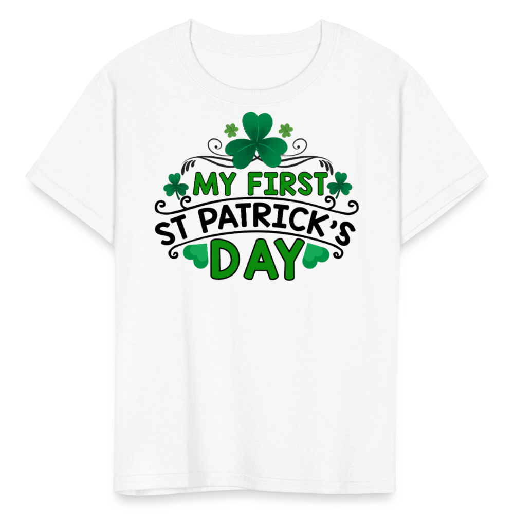 My First St Patrick’s Day Baby Outfit T-shirt - white