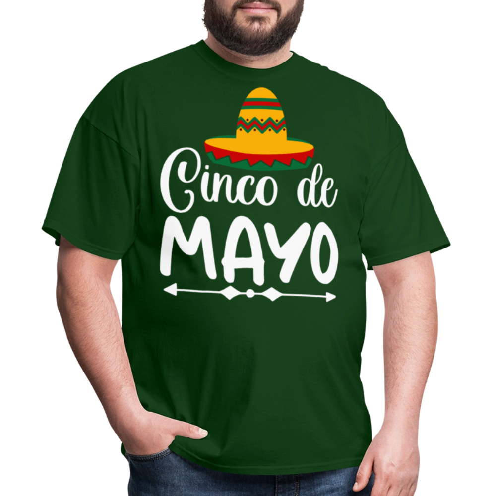 Cinco de Mayo Party Tees for Men and Women T-shirt - forest green