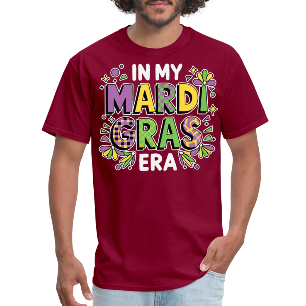 Mardi Gras Party Outfit For Women And Men Funny Mardi Gras T-shirt - burgundy