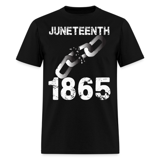 Juneteenth 1865 Emancipation Day T-Shirt - black