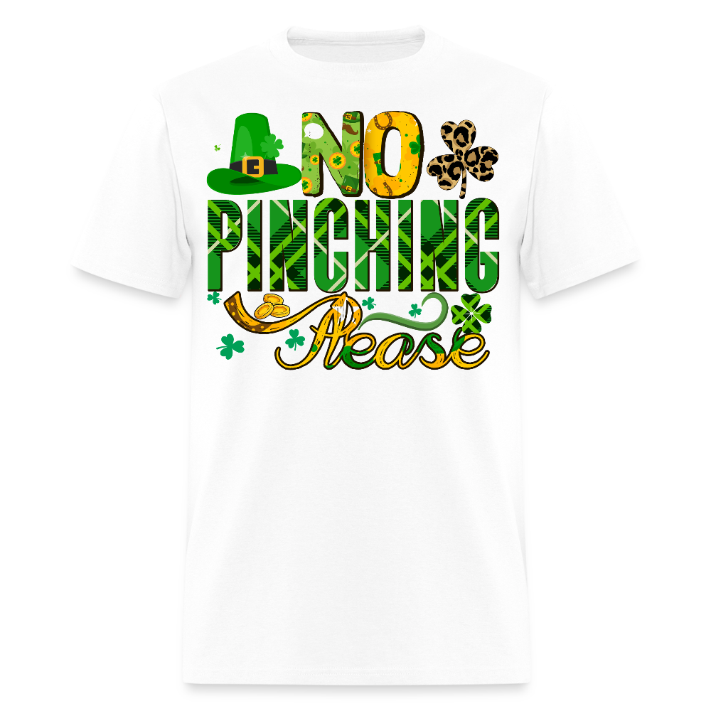 St Patrick’s Day No Pinching T-shirt - white