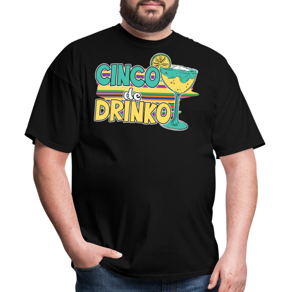 Margarita Party Funny Cinco De Mayo Drinking T-shirt - black