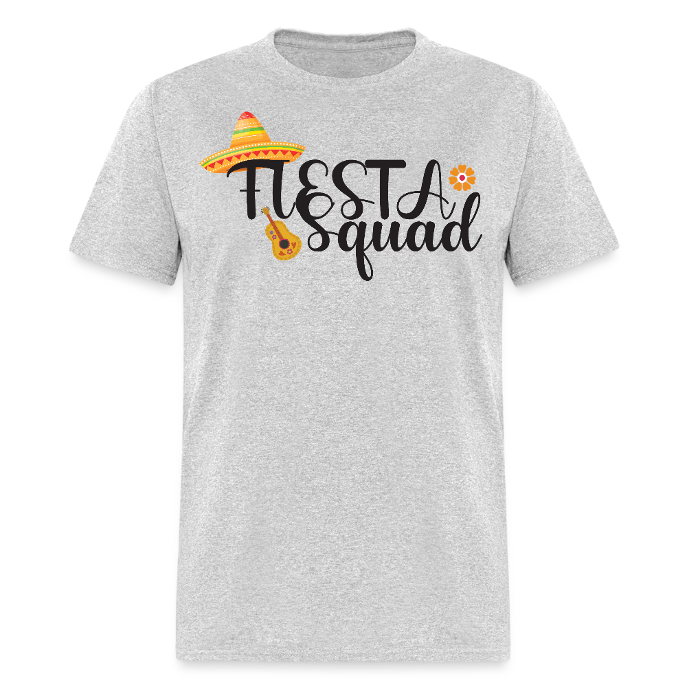 Fiesta Squad Matching Shirts For Cinco De Mayo Mexican Party T-shirt - heather gray