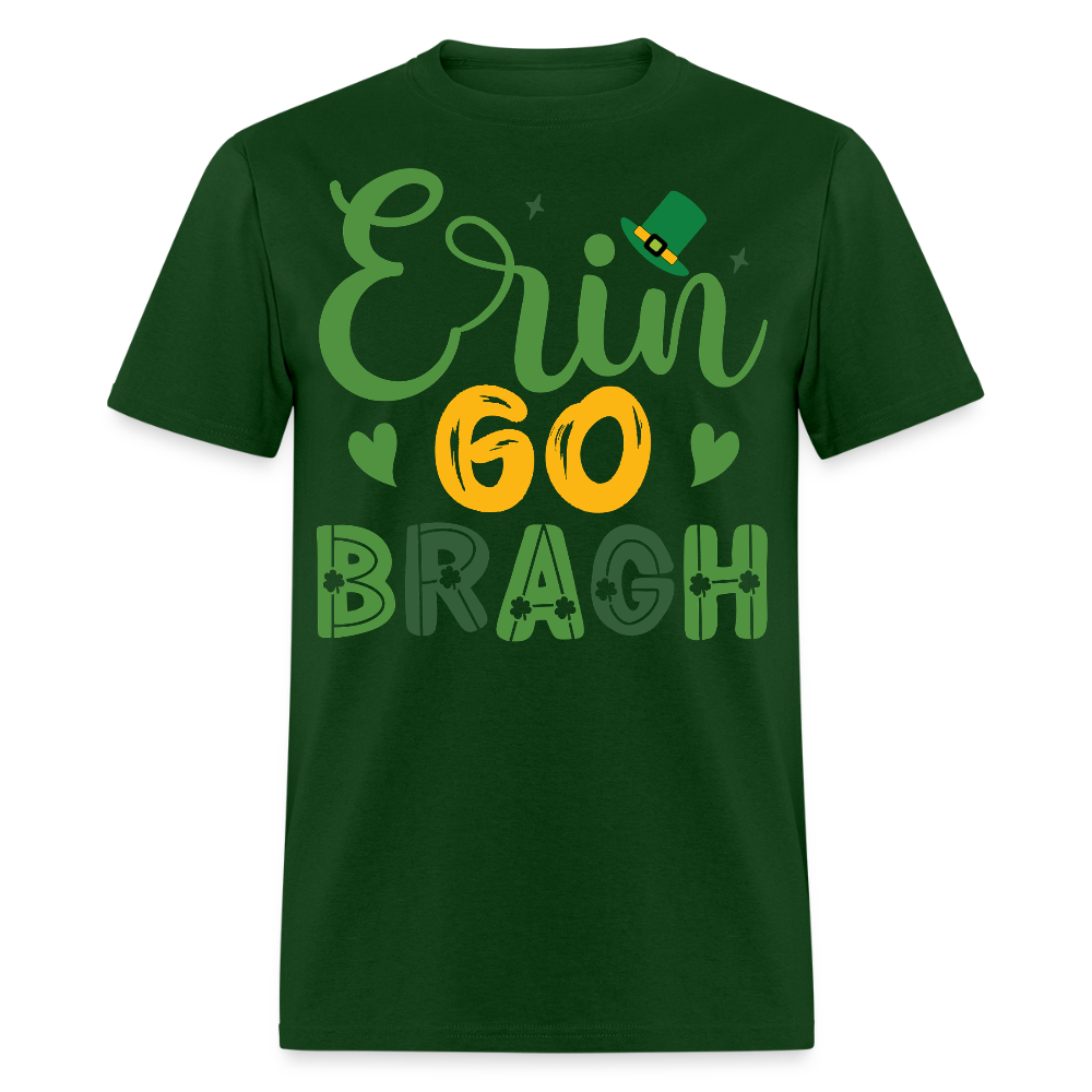 Best Gifts For Irish Heritage Lovers Erin Go Bragh Irish Pride T-shirt - forest green